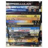 141 DVD Movie Collection - Top Gun, Twilight, 21, Star Wars, Hot Tub Time Machine, Jurassic Park, Sixteen Candles *C