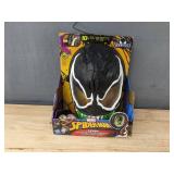 Nerf Captain America Skyshot Blaster & Marvel Spider-Man Venom Glow-In-The-Dark Mask - New