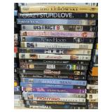 128 DVD Movie Collection - 50 First Dates, Bourne Identity, Big Lebowski, Hulk, Gladiator, Lord of the Rings *C