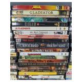 128 DVD Movie Collection - 50 First Dates, Bourne Identity, Big Lebowski, Hulk, Gladiator, Lord of the Rings *C