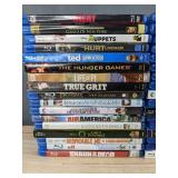 34 Blu-Ray Movie Collection - Hunger Games, Life of Pi, Shaun of the Dead, La La Land, Despicable Me, Elf, The Transporter, Planet Earth, The Boss Baby *C