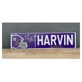 Percy Harvin Autographed Minnesota Vikings Football Mini Street Style 15.75" Sign *I
