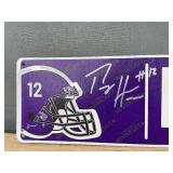 Percy Harvin Autographed Minnesota Vikings Football Mini Street Style 15.75" Sign *I