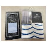 New Shower Curtain with Liner