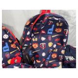 3 New MN Twins Backpacks and Pink MN Twins Shirt