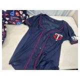 3 New MN Twins Backpacks and Pink MN Twins Shirt
