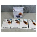 New Broil King Burger Press with 400 Burger Papers