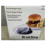 New Broil King Burger Press with 400 Burger Papers