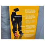 New Pair of Action Heat Battery Heated Socks - Unisex - S/M