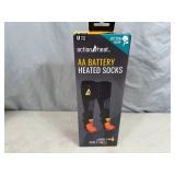 New Pair of Action Heat Battery Heated Socks - Unisex - L/XL