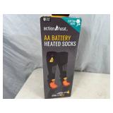 New Pair of Action Heat Battery Heated Socks - Unisex - XXL