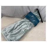 New Graphite Luxury Jacquard Velvet Throw Blanket