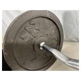 Iron Weight Plates with Bar