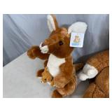 2 Large Goffa Plush Stuffed Toys