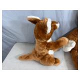 2 Large Goffa Plush Stuffed Toys