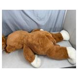 2 Large Goffa Plush Stuffed Toys