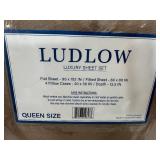 New 6 pc Ludlow Luxury Sheet Set - Queen Size