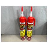 2 Cans of Flex Caulk with Trigger Flow Nozzle - White