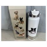New Serengeti Vacuum Insulated Stainless Steel Water Bottle - Border Collie Dog