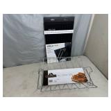 New Grill Pro Rib/Roast Rack and Silicone Side Shelf Mat
