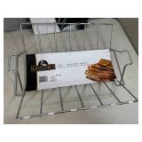 New Grill Pro Rib/Roast Rack and Silicone Side Shelf Mat