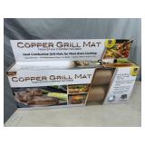 New 2 Pack Copper Non Stick Grill Mats