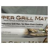 New 2 Pack Copper Non Stick Grill Mats