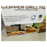 New 2 Pack Copper Non Stick Grill Mats