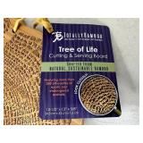 New Bamboo Tree of Life Cutting Serving Board