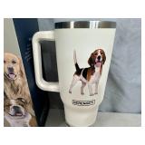 New Serengeti Vacuum Insulated Stainless Steel Tumbler with Lid - Beagle Dog