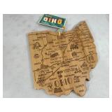 New Bamboo Ohio Cutting / Serving Board