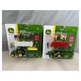 2 New 10 pc John Deere Farm Toy Sets