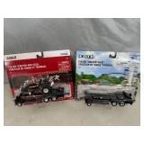 2 New Ertl Case IH Tractor Pulling Toy Sets