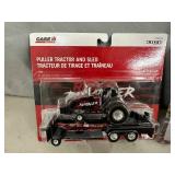2 New Ertl Case IH Tractor Pulling Toy Sets
