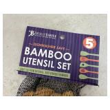 New Bamboo Cheese Board Set, Bamboo Utensil Set