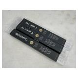 3 New Sets of Sovaro Reusable Straws with Cleaning Brushes