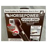 New Horsepower Pocket Pony Cordless Power Scrubber