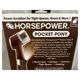 New Horsepower Pocket Pony Cordless Power Scrubber