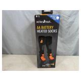 New Pair of Action Heat Battery Heated Socks - Unisex - L/XL