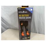 New Pair of Action Heat Battery Heated Socks - Unisex - XXL