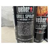 3 New Cans of Weber Grill Spray