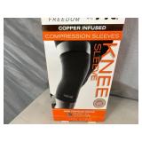 New Copper Fit Knee Compression Sleeve - Large
