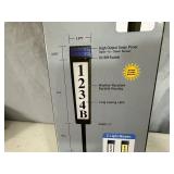 New Solar Powered Address Light