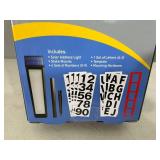 New Solar Powered Address Light