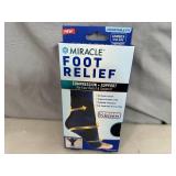 New Miracle Foot Relief Compression and Support Brace