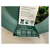 New 8 inch Ceramic Coated Aluminum Induction Safe Frying Pan