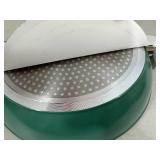 New 11 inch Ceramic Coated Aluminum Induction Safe Frying Pan