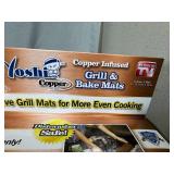New 2 Pack Copper Non Stick Grill Mats
