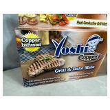 New 2 Pack Copper Non Stick Grill Mats