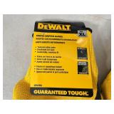 New Dewalt Leather Gloves and Coated Gripper Work Gloves - Size XL